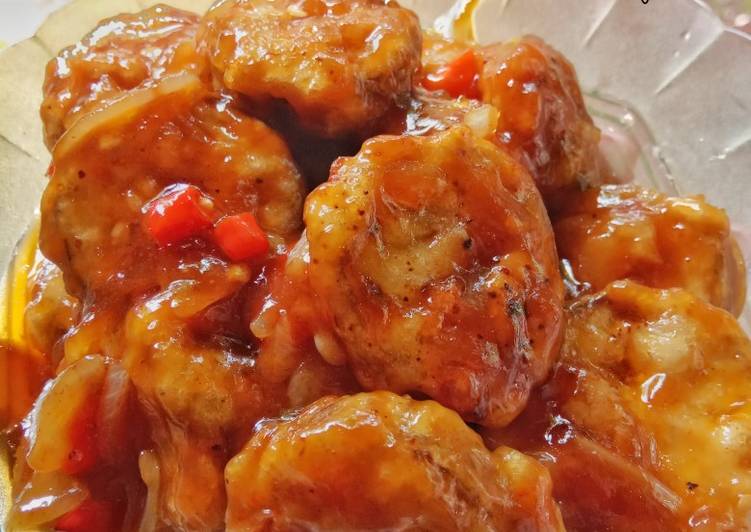 Terong tepung Pedas manis