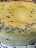 Tarta de queso azul en microondas