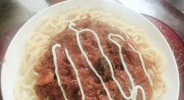 Hình ảnh món Spaghetti hải sản dùng sốt mayonnaise thay chesse