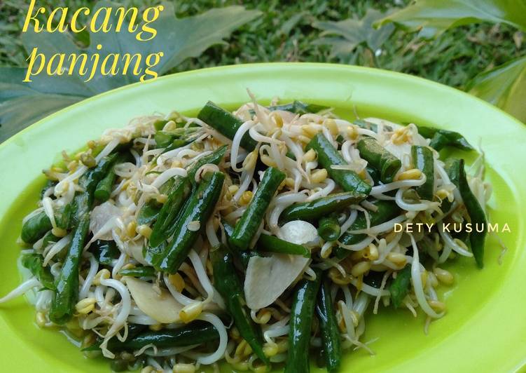 84. Oseng taoge dan kacang panjang