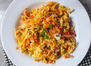 Foto resep Telur Orak Arik Kol Wortel