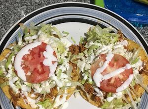 Una foto de Tinga de pollo