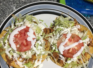 Una foto de Tinga de pollo
