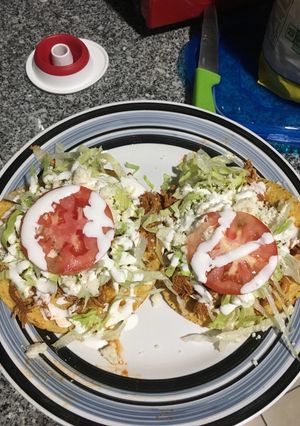 Una foto de Tinga de pollo