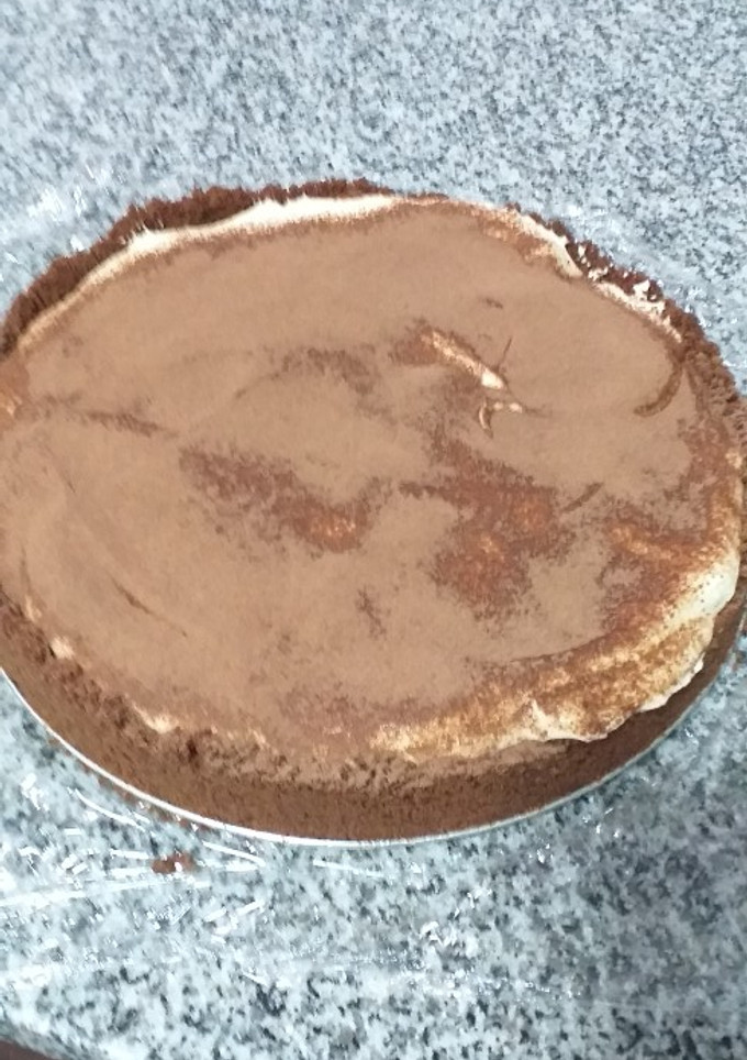 Una foto de Tarta de banana y dulce de leche