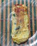 Un riquísimo omelette de espinaca y queso