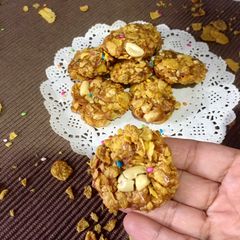 Instant cornflakes cookies A picture of Instant cornflakes cookies.
