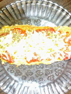 Una foto de Milanesas rellenas de berenjena a la napolitana