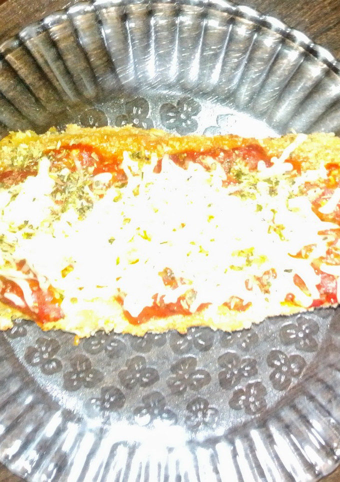 Una foto de Milanesas rellenas de berenjena a la napolitana
