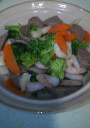 Foto resep Oseng brokoli campur2