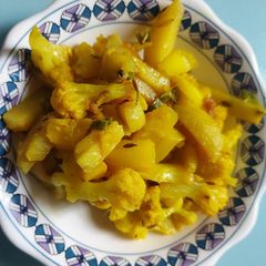Aloo Cauliflower bhujia A picture of Aloo Cauliflower bhujia.