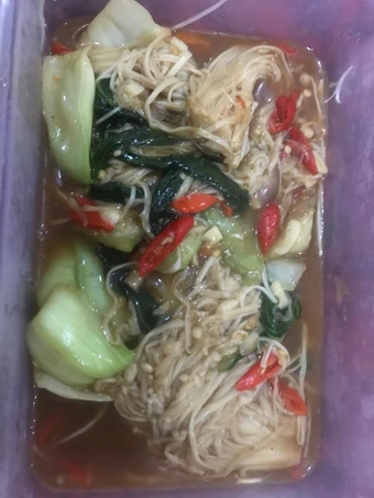 Langkah Gampang Membuat Resep Tumis jamur enoki mix pakcoy Anti Ribet, Enak Banget