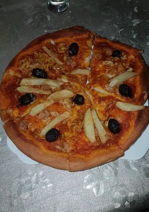 صورة لوصفة بيتزا منزليه