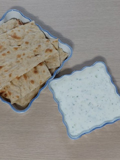 عکسی از دستور ماست و خیار (غذای نپختنی)