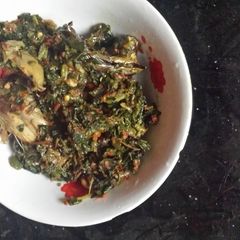 A picture of Spinach stew.