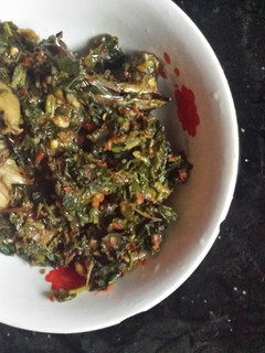 A picture of Spinach stew.