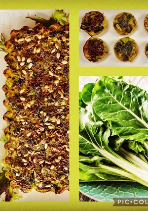 Une photo de Quiche sans pâte aux blettes