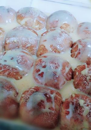 صورة لوصفة كرات القرفه بالجبن 😋💕 (السينابون)
