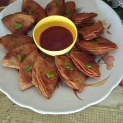 A picture of Healthy tasty crispy wheat flour mathri.