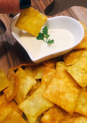 عکسی از دستور چیپس پاستا