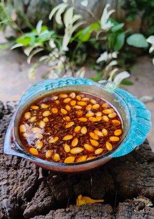 A picture of Aamchur -pink chutney.