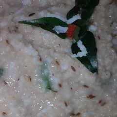 A picture of Oats coconut porridge.