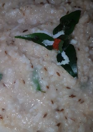 A picture of Oats coconut porridge.