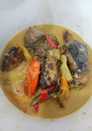 Foto resep Mangut ikan asap tenggiri