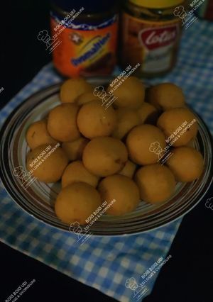 Foto resep Bola Bola ubi isi Lotus & Ovomaltine