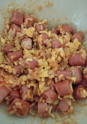 Una foto de Arroz a la cubana a mi manera