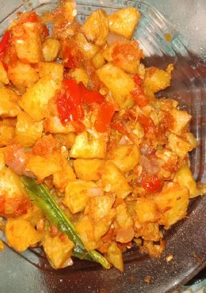 Foto resep Kentang balado pedas