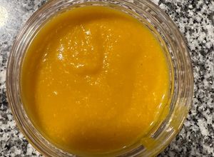Una foto de Crema de Ahuyama