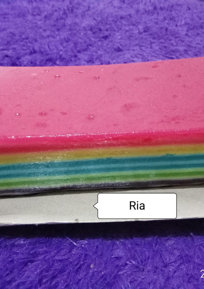 Foto resep Lapis Pepe Pelangi