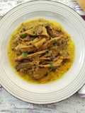 Oyster Mushrooms with Mustard Sauce