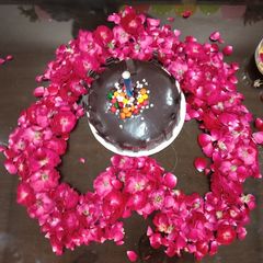 A picture of Chocolate brownie cake.