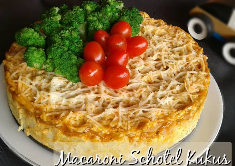 Langkah Mudah untuk Menyiapkan Macaroni Schotel Kukus (Saus Bolognaise), Sempurna