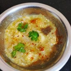 A picture of Baigan aloo bharta.