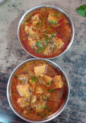 A picture of Arbi ki sabzi.
