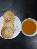 Farali cucumber Uttapam and Pumpkin Sambhar