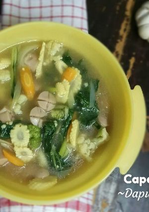Foto resep Capcay sosis simple