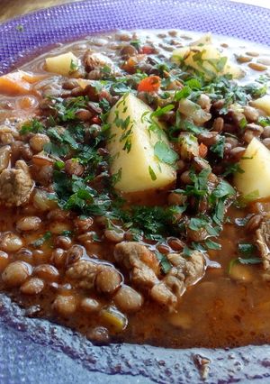 Una foto de Guiso de lentejas súper fácil