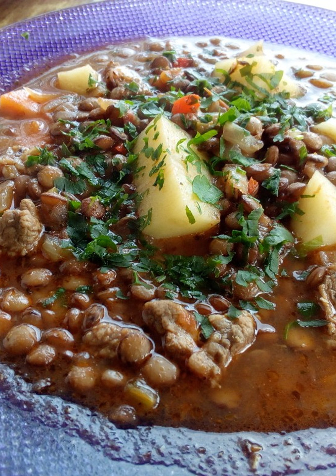 Una foto de Guiso de lentejas súper fácil