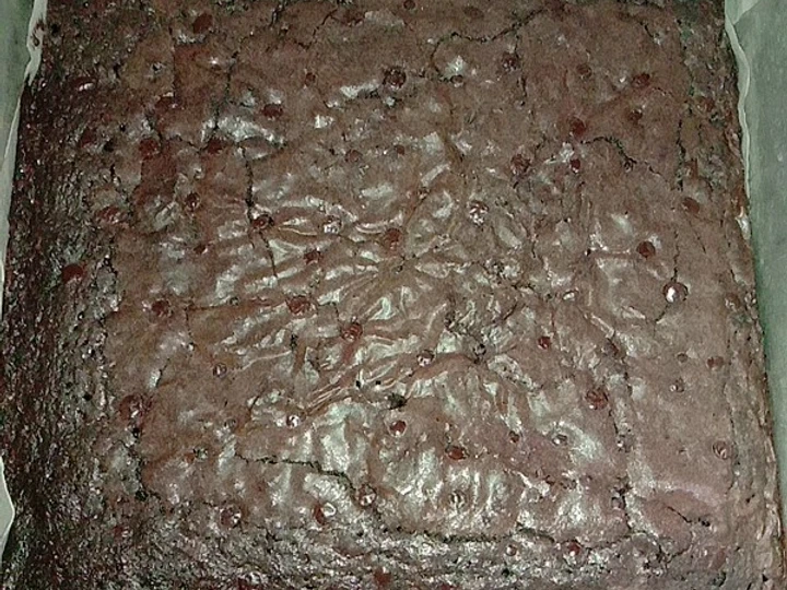 Cara Gampang Membikin Resep Fudgy brownies shiny crust yang  Bikin Ketagihan Anti Ribet, Lezat