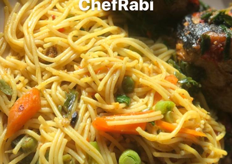 Recipe of Ultimate Stir fry spaghetti