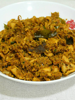 A picture of Squid (Calamari) Coconut Masala.
