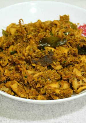A picture of Squid (Calamari) Coconut Masala.