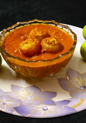 A picture of Stuffed Apple gourd.