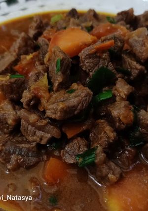 Foto resep Tumis daging extra pedas