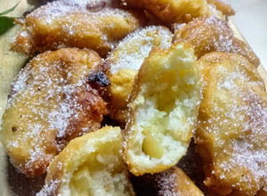 Una foto de Buñuelos de manzana Doña Petrona