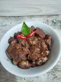 Rendang Daging dengan Biji Cempedak